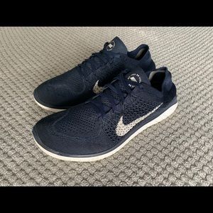 Nike Free Run Flyknit 2018 College Navy Shoes (10)